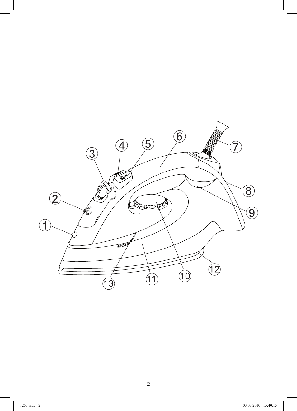 Vitek VT-1255 User Manual | Page 2 / 40