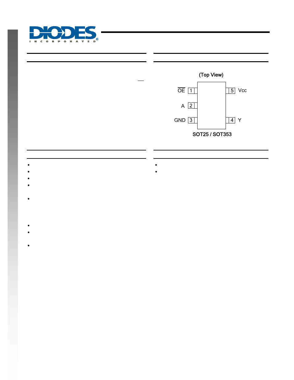 Diodes 74AHCT1G125 User Manual | 9 pages