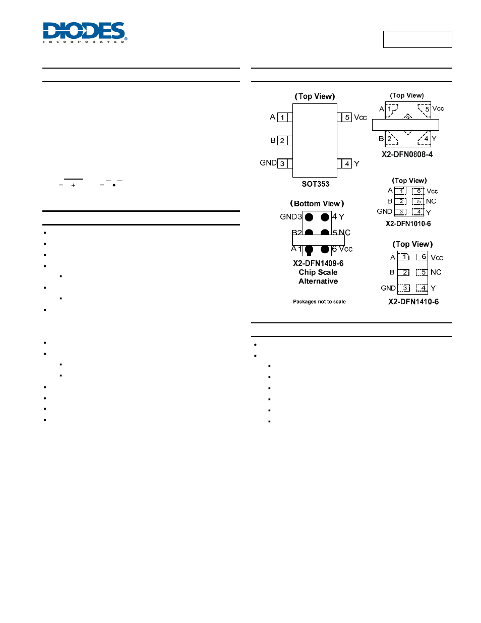 Diodes 74AUP1G02 User Manual | 14 pages