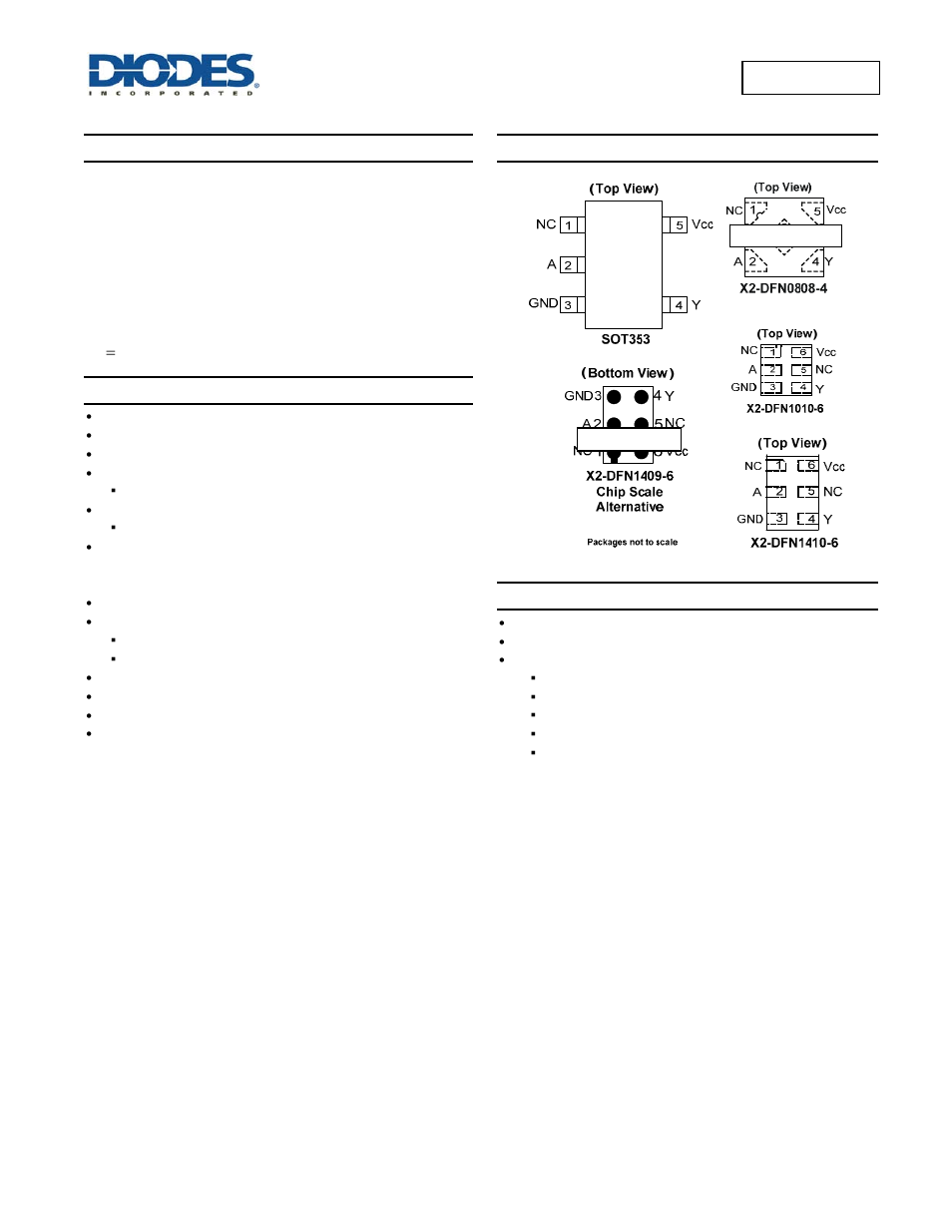 Diodes 74AUP1G07 User Manual | 14 pages