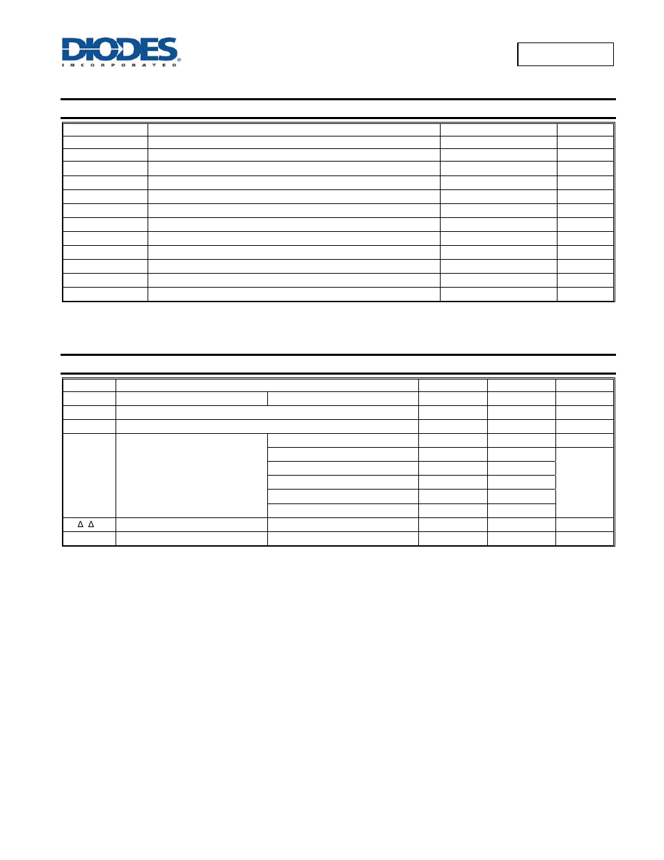 Absolute maximum ratings, Recommended operating conditions | Diodes 74AUP1G07 User Manual | Page 3 / 14