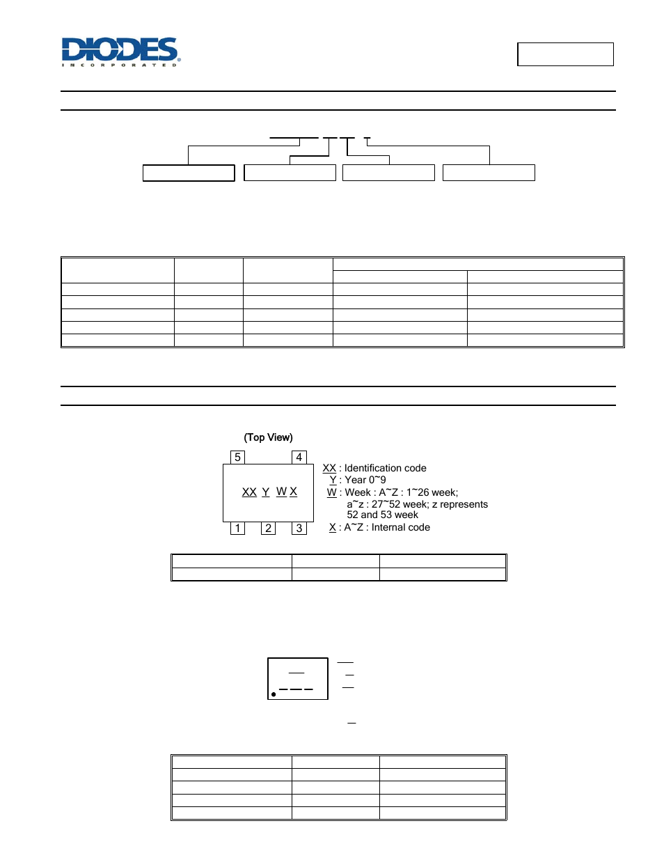 Ordering information, Marking information | Diodes 74AUP1G07 User Manual | Page 9 / 14