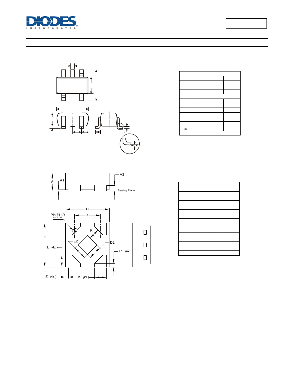 Package outline dimensions | Diodes 74AUP1G08 User Manual | Page 10 / 14