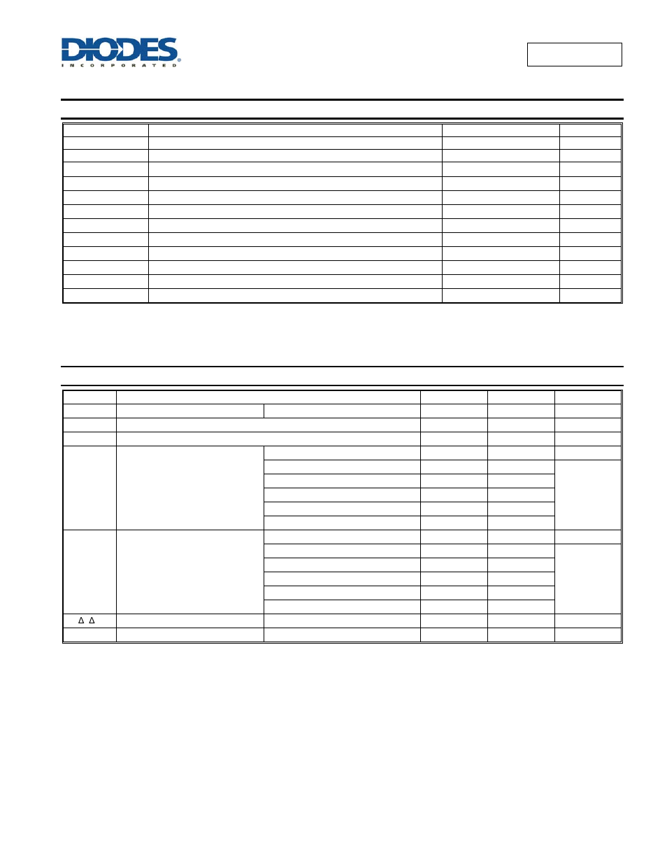 Absolute maximum ratings, Recommended operating conditions | Diodes 74AUP1G08 User Manual | Page 3 / 14