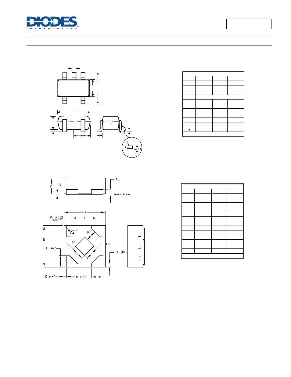 Package outline dimensions | Diodes 74AUP1G09 User Manual | Page 10 / 14