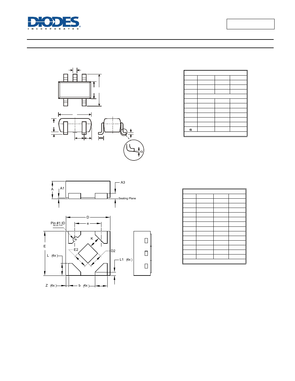 Package outline dimensions | Diodes 74AUP1G125 User Manual | Page 11 / 15