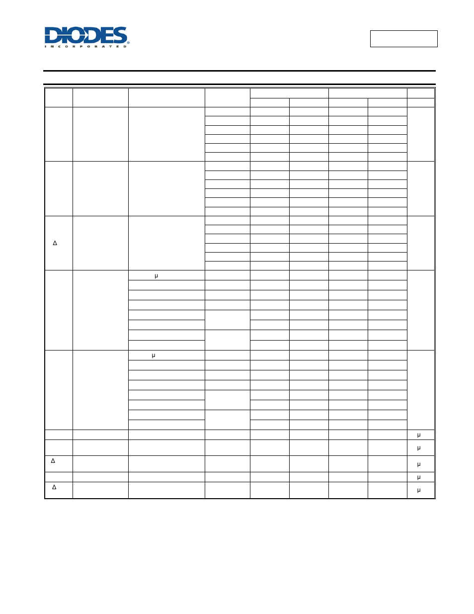 Electrical characteristics | Diodes 74AUP1G14 User Manual | Page 4 / 14