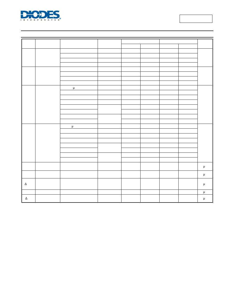 Electrical characteristics | Diodes 74AUP1G34 User Manual | Page 4 / 14