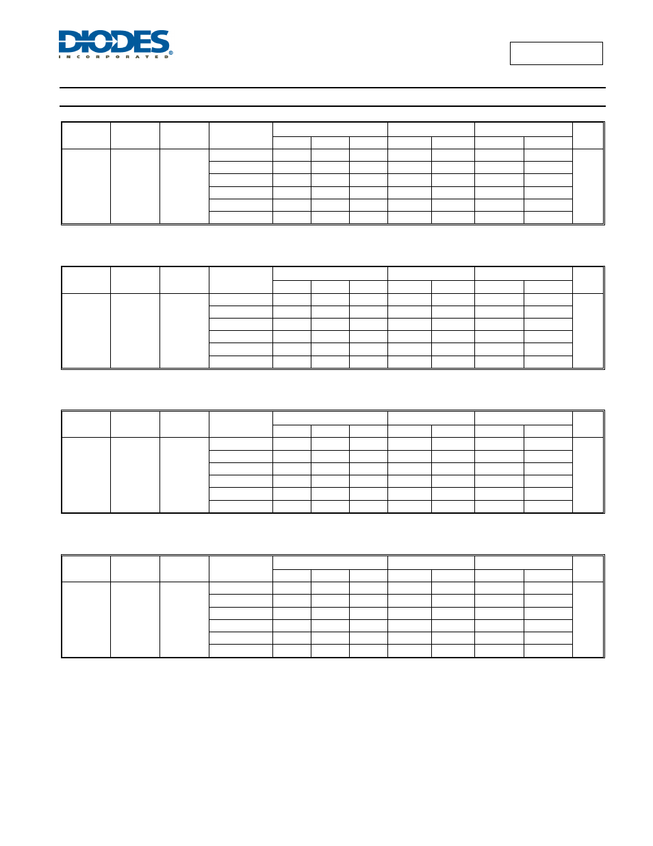 Switching characteristics | Diodes 74AUP1G34 User Manual | Page 6 / 14