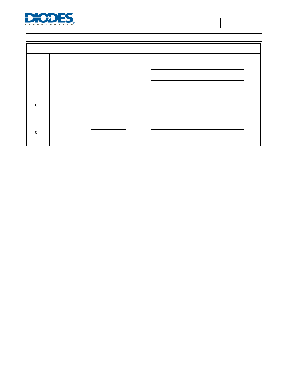 Operating and package characteristics | Diodes 74AUP1G34 User Manual | Page 7 / 14
