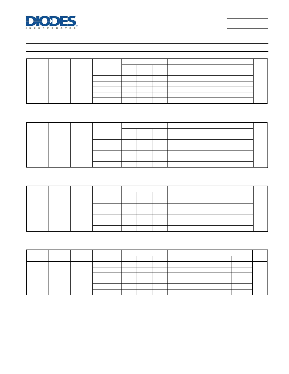 Switching characteristics | Diodes 74AUP1G86 User Manual | Page 6 / 14
