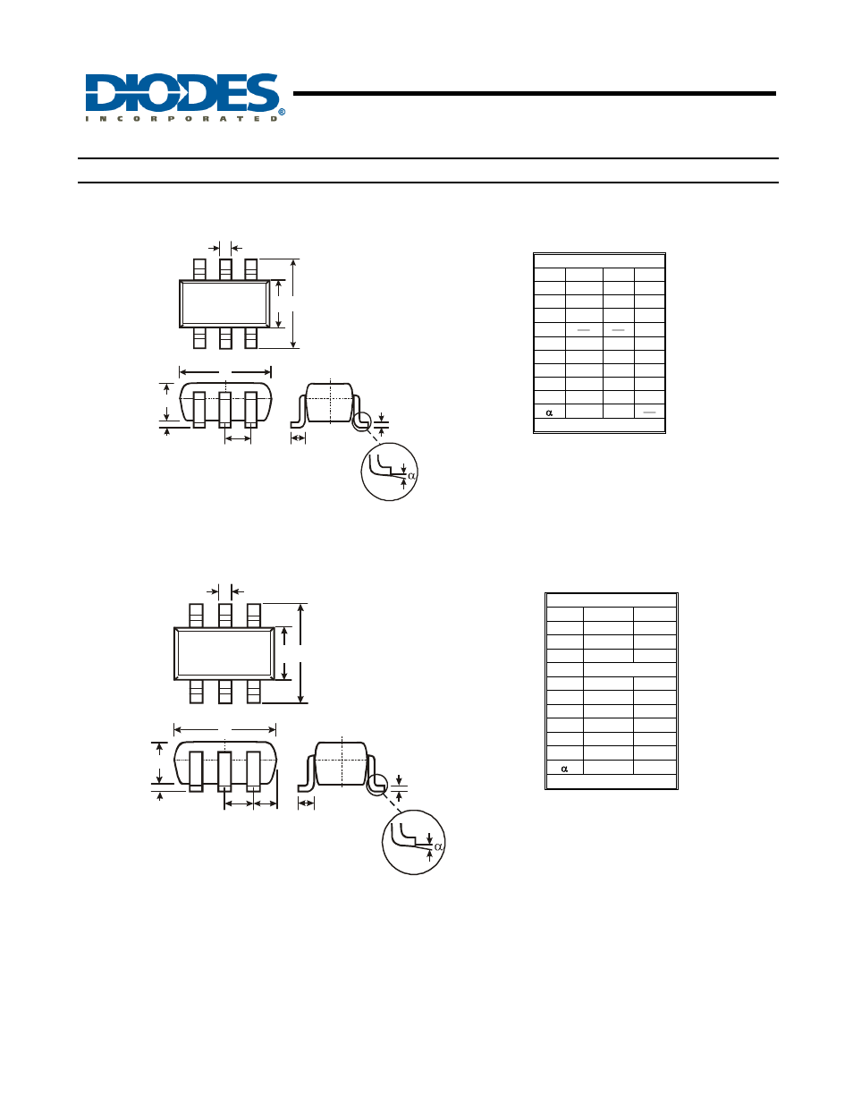 Configurable multiple-function gate, New prod uc t, Package outline dimensions (all dimensions in mm) | Diodes 74LVC1G58 User Manual | Page 11 / 15