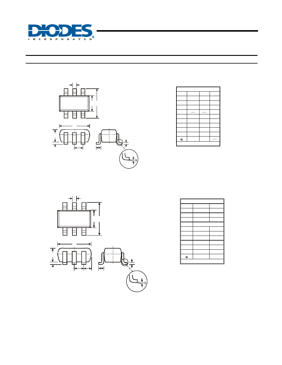Configurable multiple-function gate, New prod uc t, Package outline dimensions (all dimensions in mm) | Diodes 74LVC1G97 User Manual | Page 11 / 15