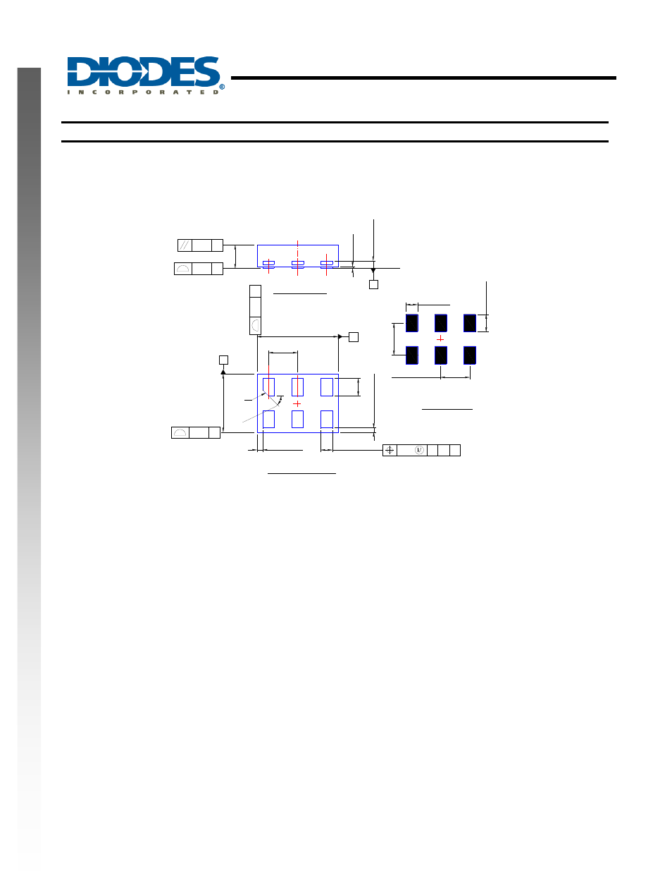 Single 2 input positive nand gate, New prod uc t package outline dimensions | Diodes 74LVCE1G00 User Manual | Page 12 / 14