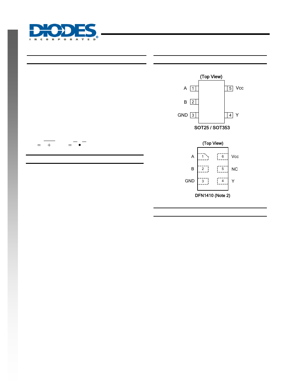 Diodes 74LVCE1G02 User Manual | 14 pages