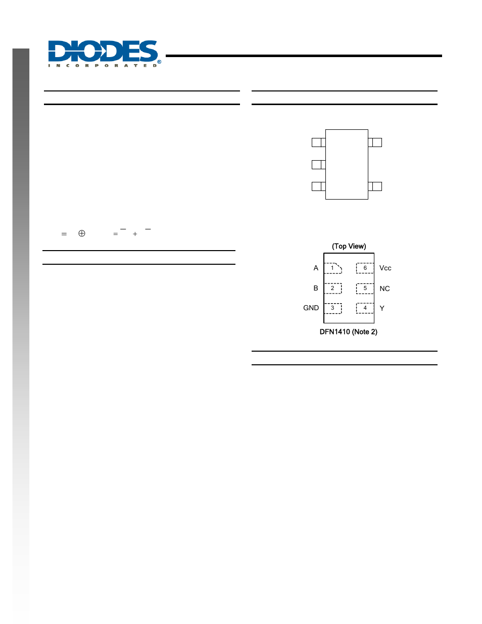 Diodes 74LVCE1G86 User Manual | 14 pages