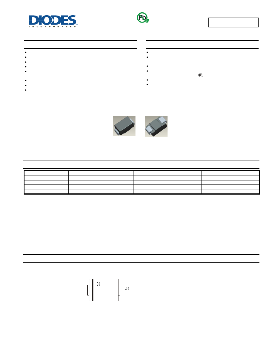 Diodes B120_B - B160_B User Manual | 5 pages