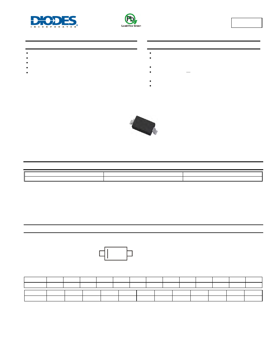 Diodes B140HW User Manual | 5 pages