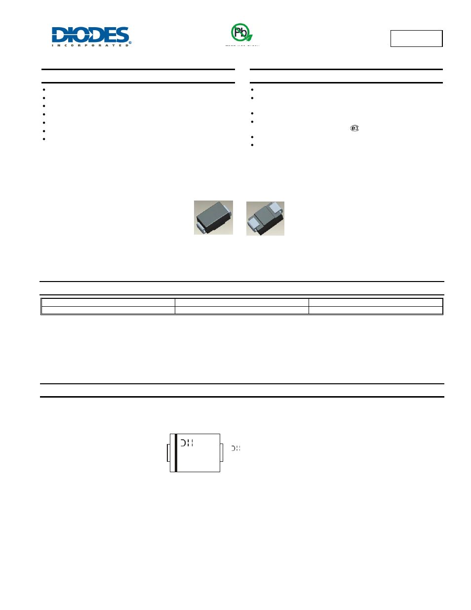 Diodes B140HB User Manual | 4 pages