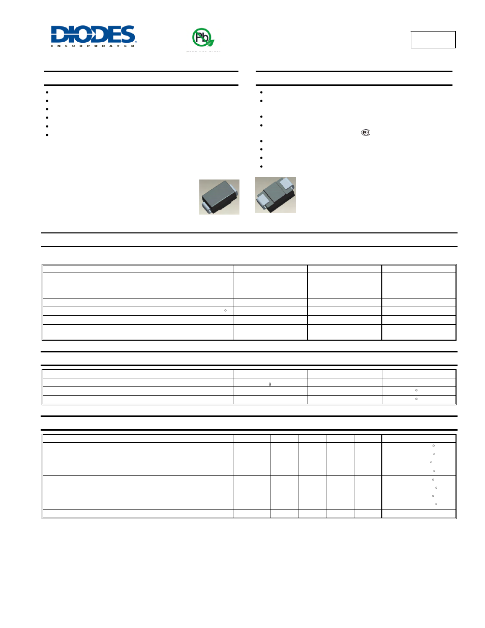 Diodes B130L User Manual | 4 pages