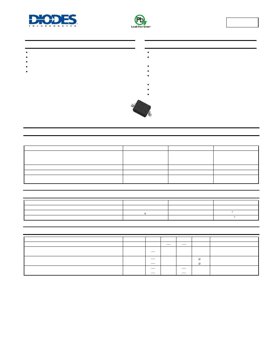 Diodes B0540WS User Manual | 3 pages