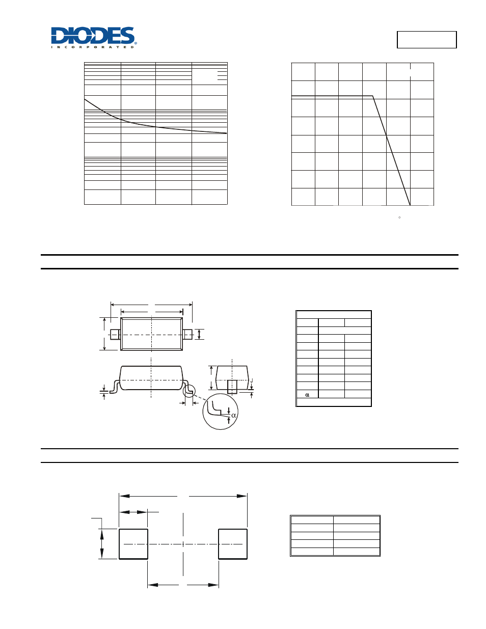 B0520lw, Package outline dimensions, Suggested pad layout | Diodes B0520LW User Manual | Page 3 / 4