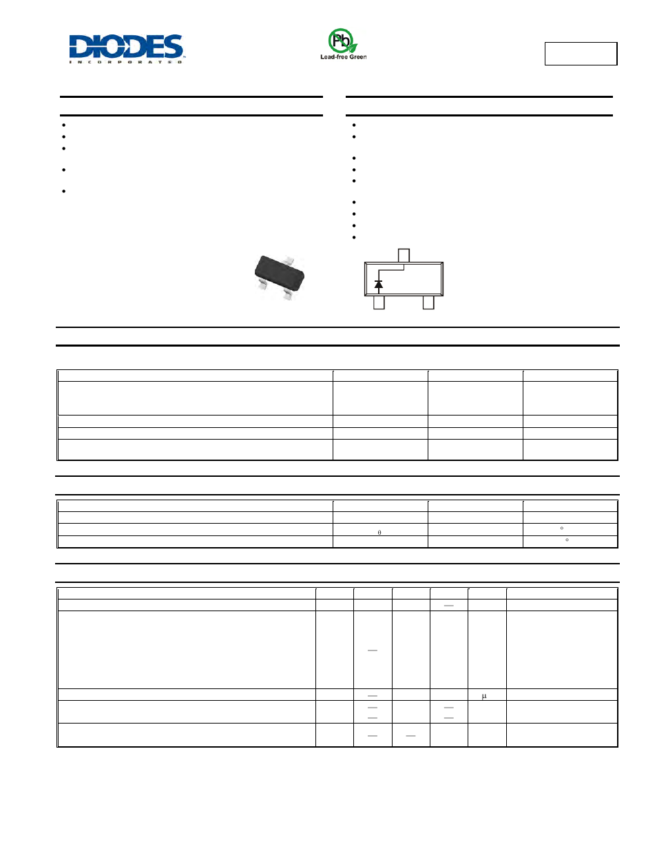 Diodes BAT750 User Manual | 3 pages
