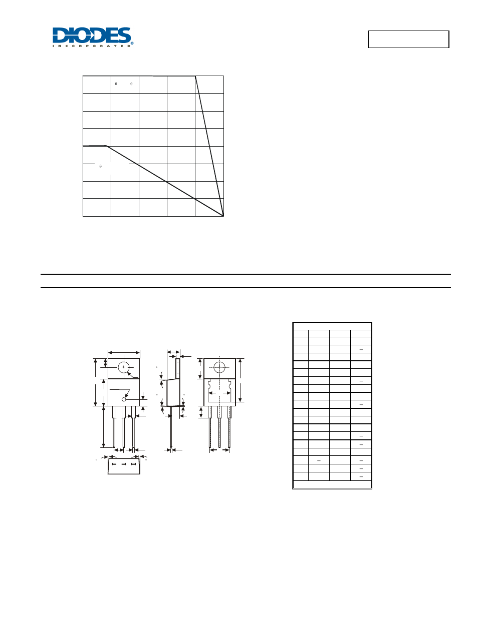 Package outline dimensions | Diodes MBR10100CTP User Manual | Page 3 / 4