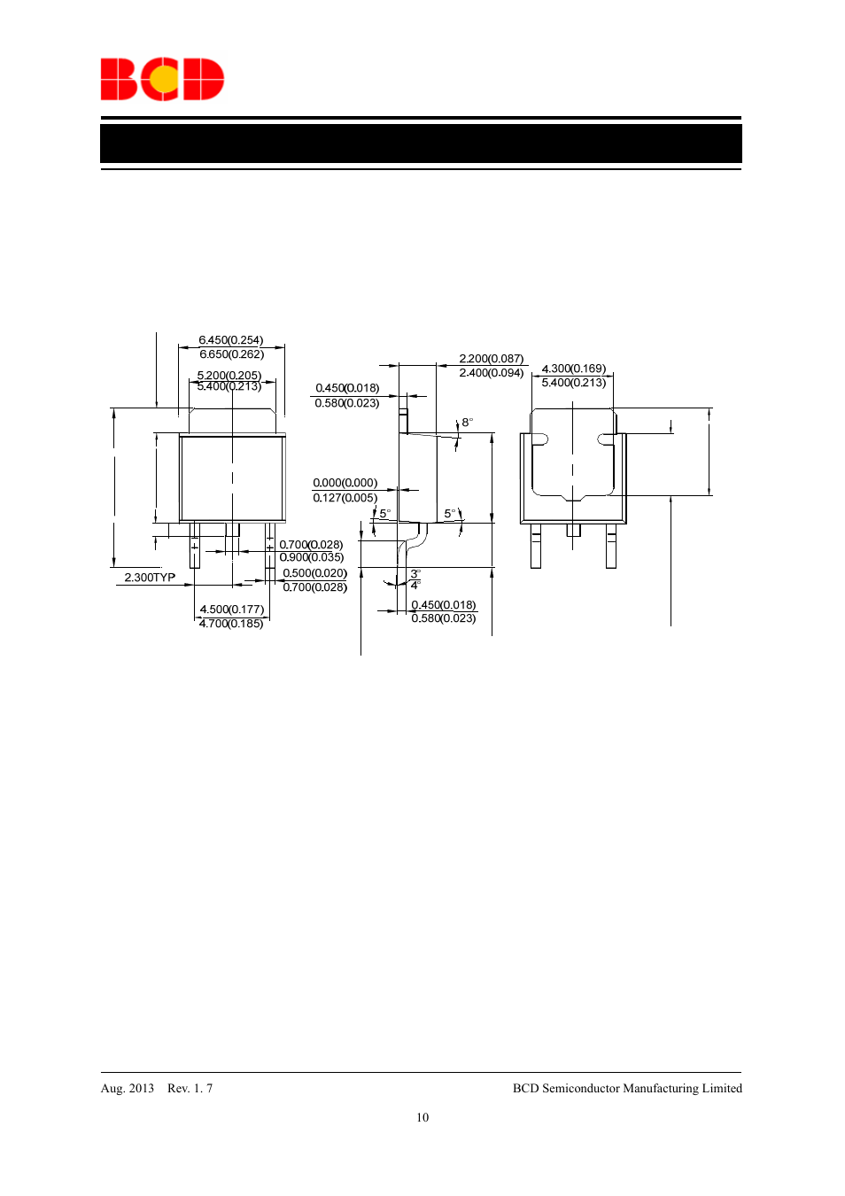 Data sheet | Diodes MBR10100C User Manual | Page 10 / 13