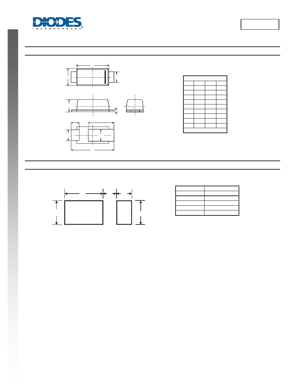 Dfls260 new prod uc t, Package outline dimensions, Suggested pad layout | Diodes DFLS260 User Manual | Page 4 / 5