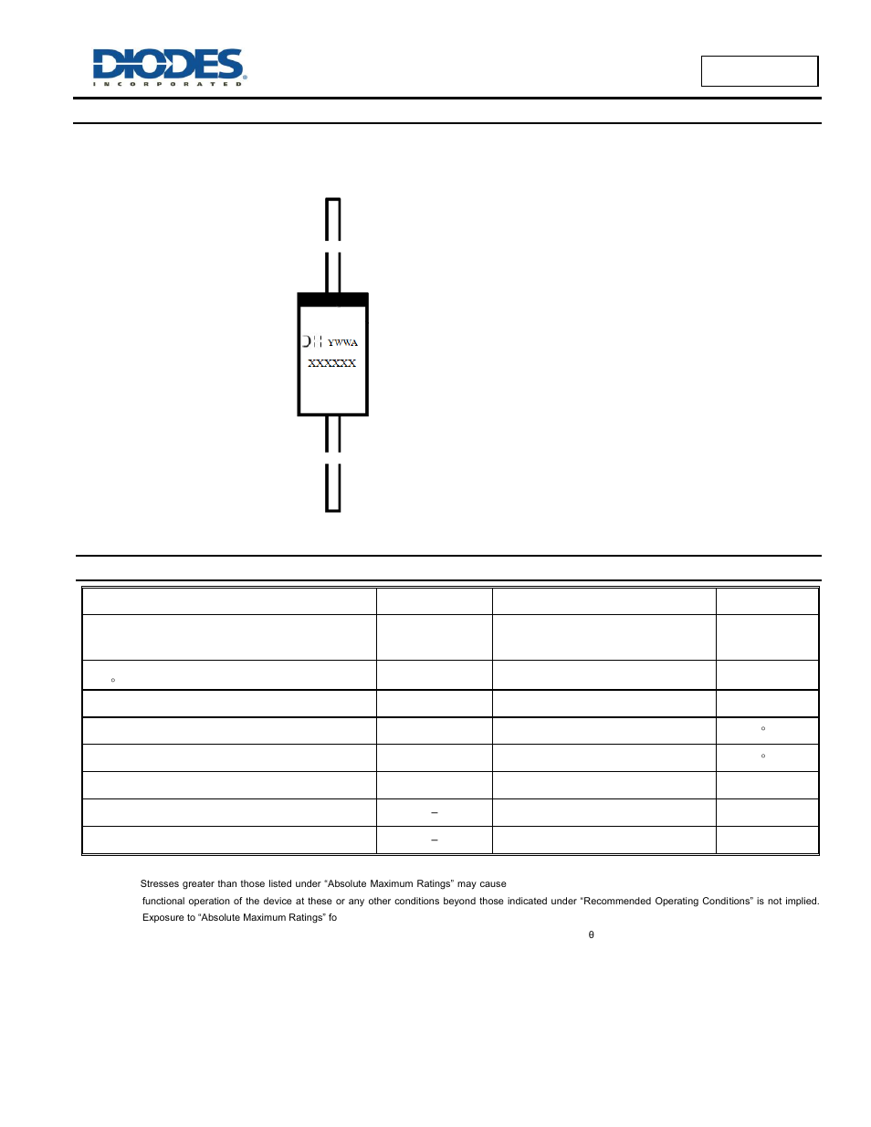 Mbr3100, Marking information, Maximum ratings | Diodes MBR3100 User Manual | Page 3 / 9