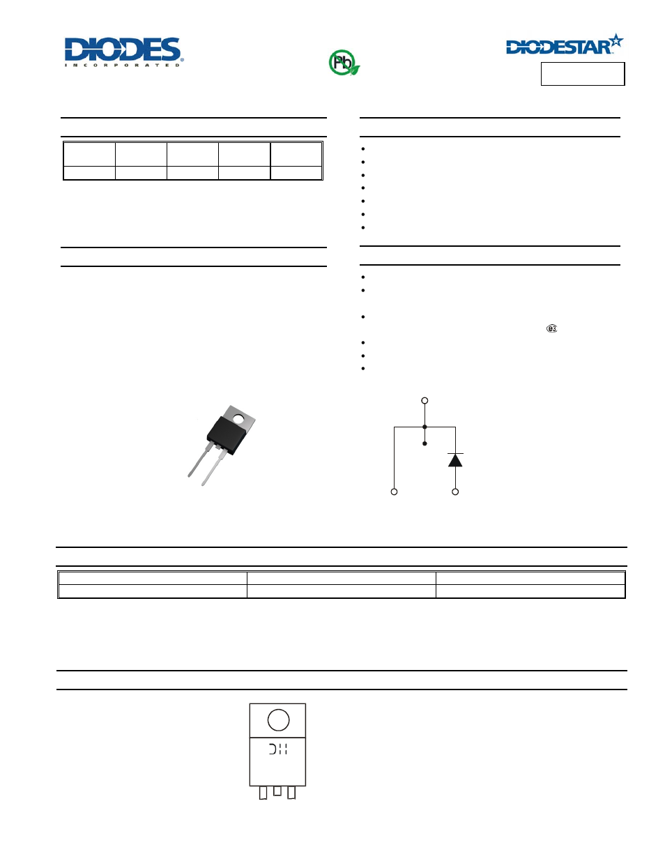 Diodes DSR8A600 User Manual | 6 pages