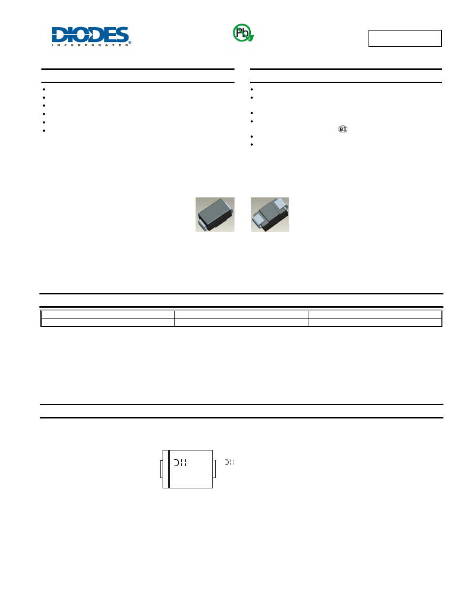Diodes ES1A - ES1G User Manual | 4 pages