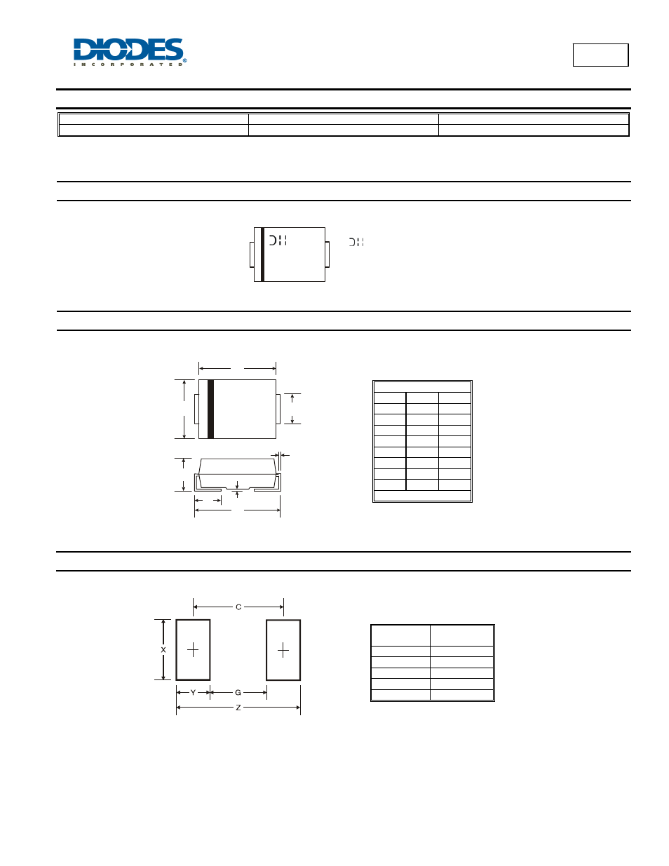 Es2g, Ordering information, Marking information | Package outline dimensions, Suggested pad layout | Diodes ES2G User Manual | Page 3 / 4