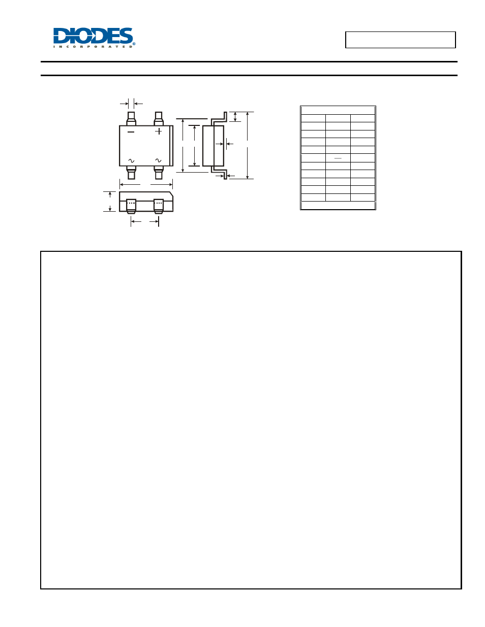 Package outline dimensions | Diodes DF15005S – DF1510S User Manual | Page 3 / 3