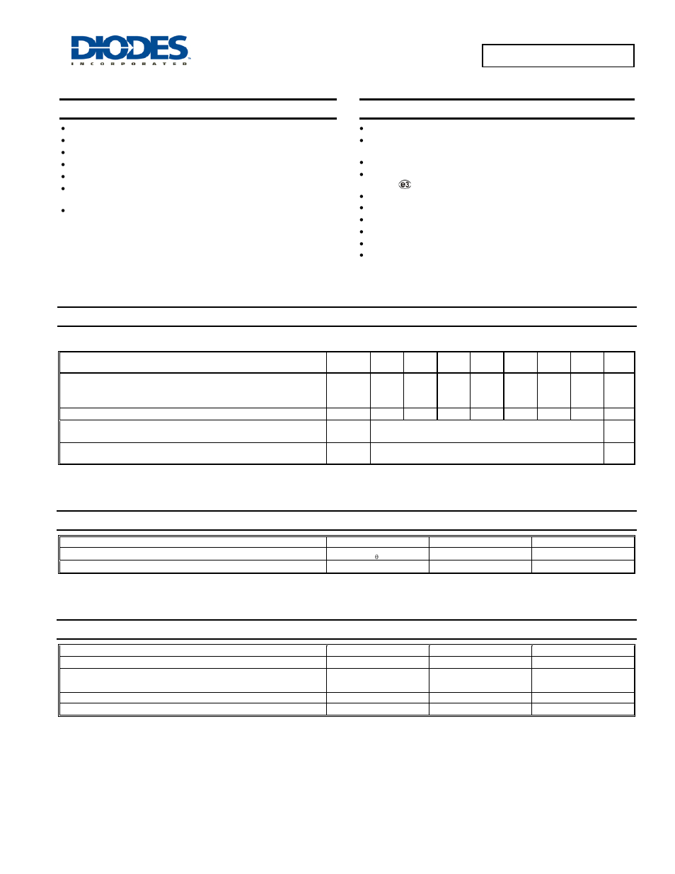 Diodes GBJ25005 - GBJ2510 User Manual | 4 pages