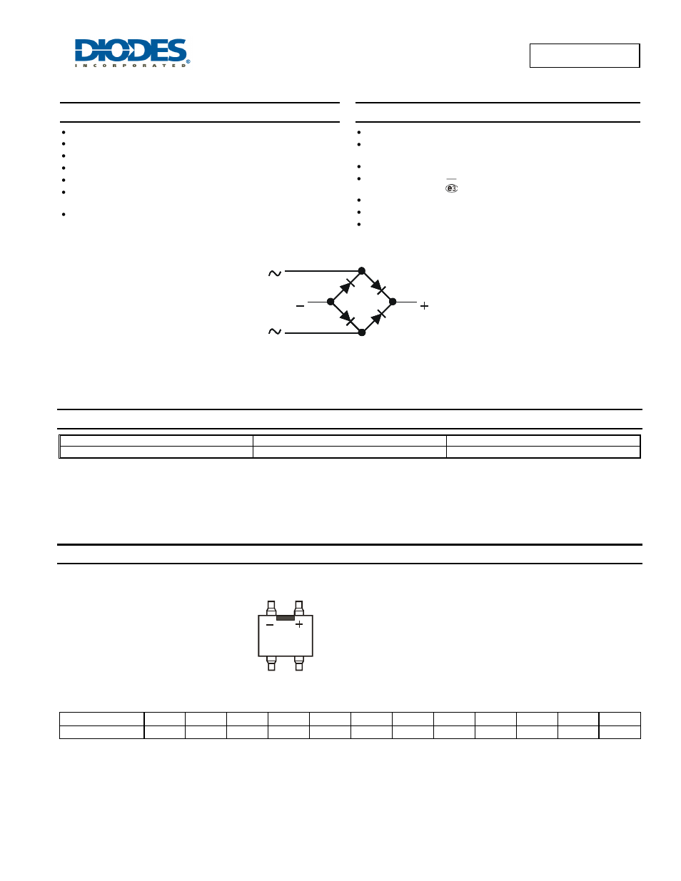Diodes HD01 – HD06 User Manual | 4 pages