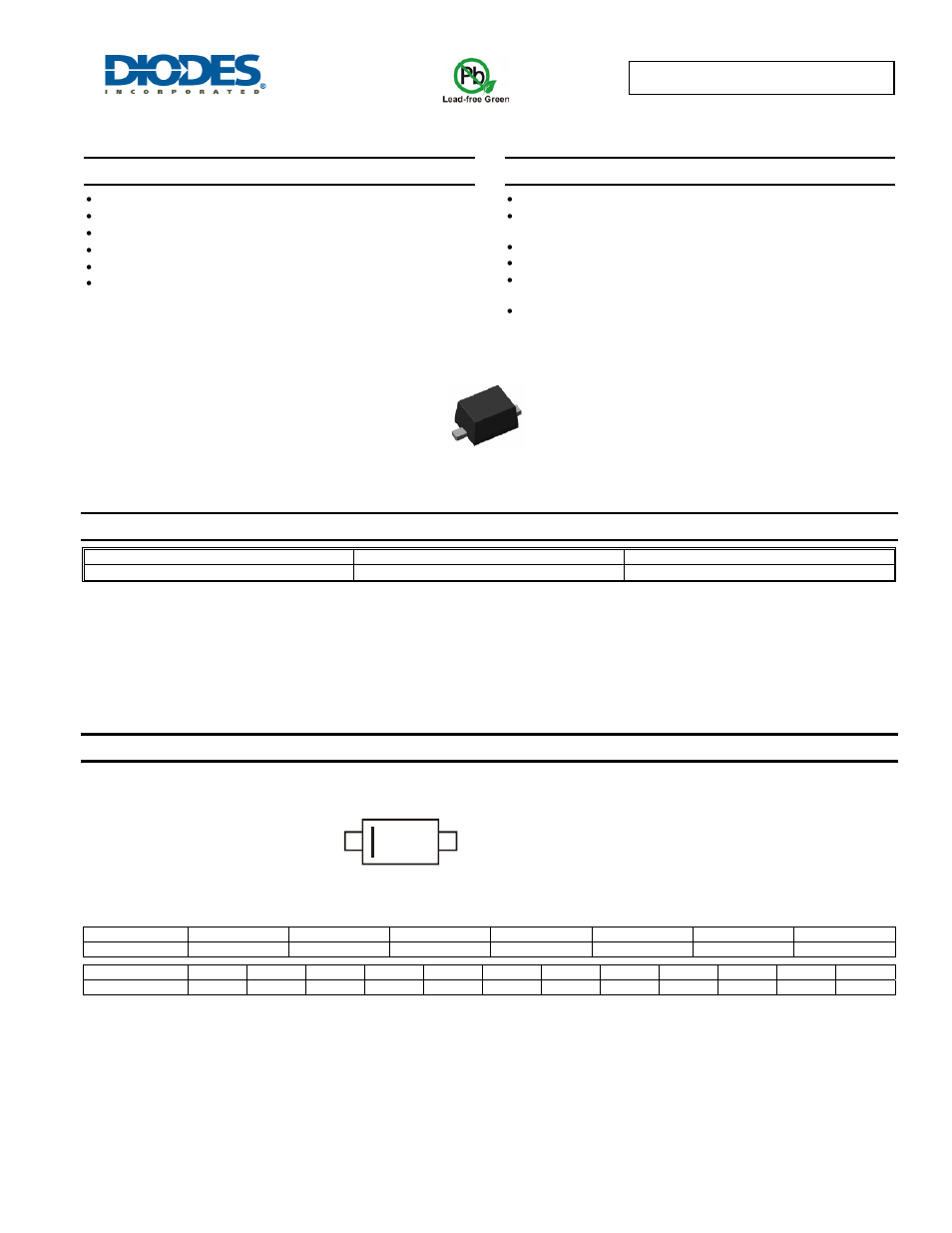 Diodes DDZ2V4ASF – DDZ39DSF User Manual | 6 pages