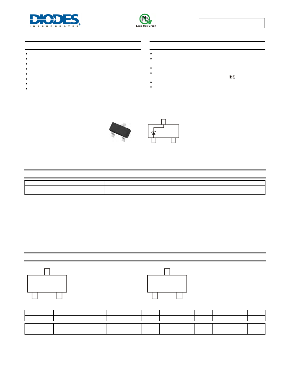 Diodes DDZX5V1B - DDZX43 User Manual | 7 pages