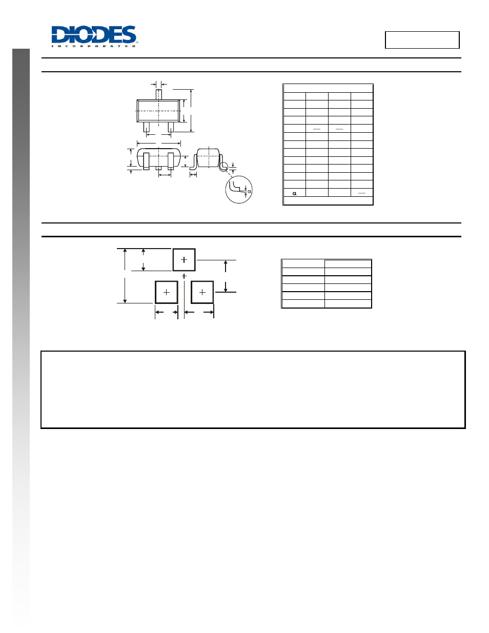 Package outline dimensions, Suggested pad layout, Dzl6v8axv3 | New product | Diodes DZL6V8AXV3 User Manual | Page 3 / 3