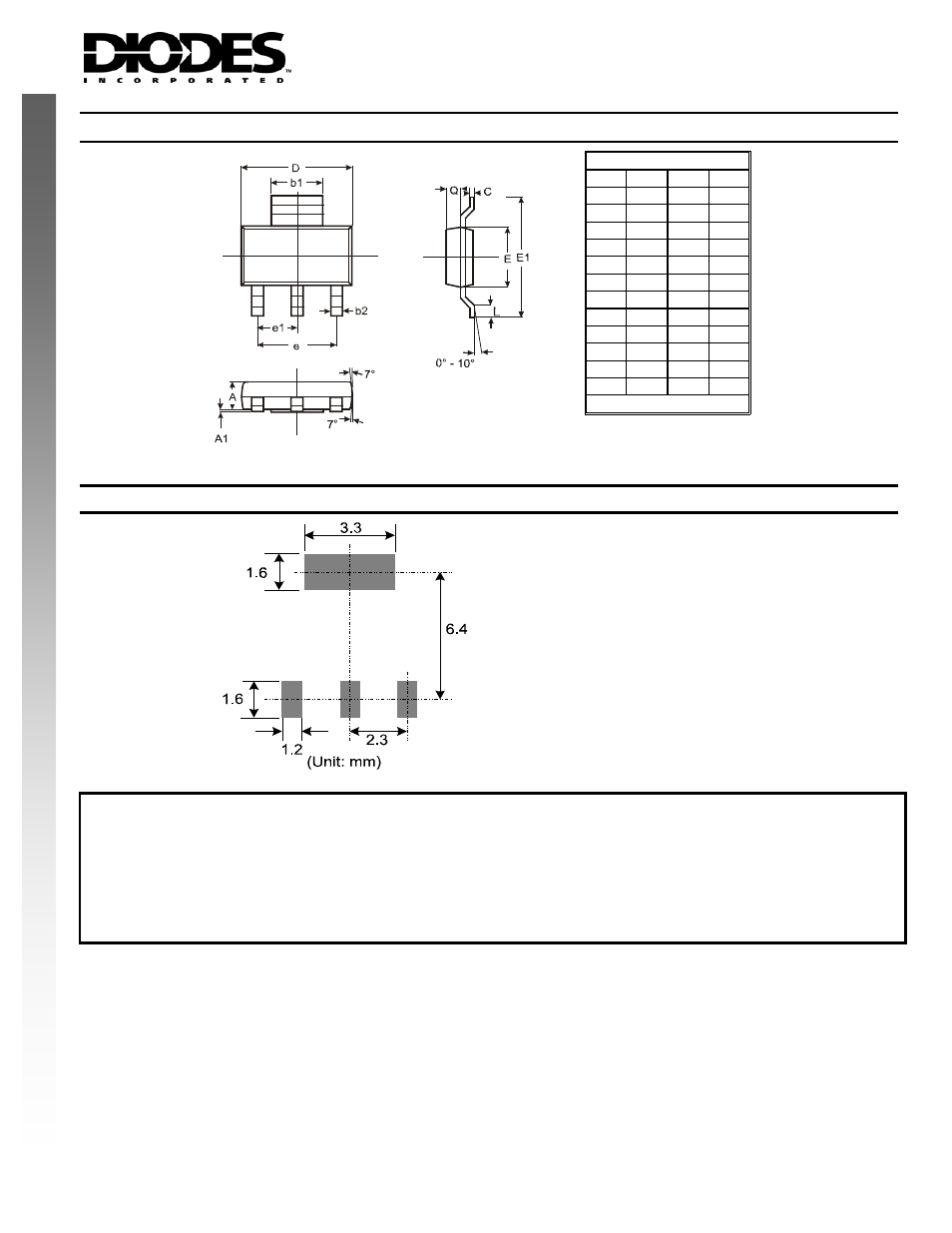 Package outline dimensions, New product, Suggested pad layout | Diodes DNLS320E User Manual | Page 4 / 4
