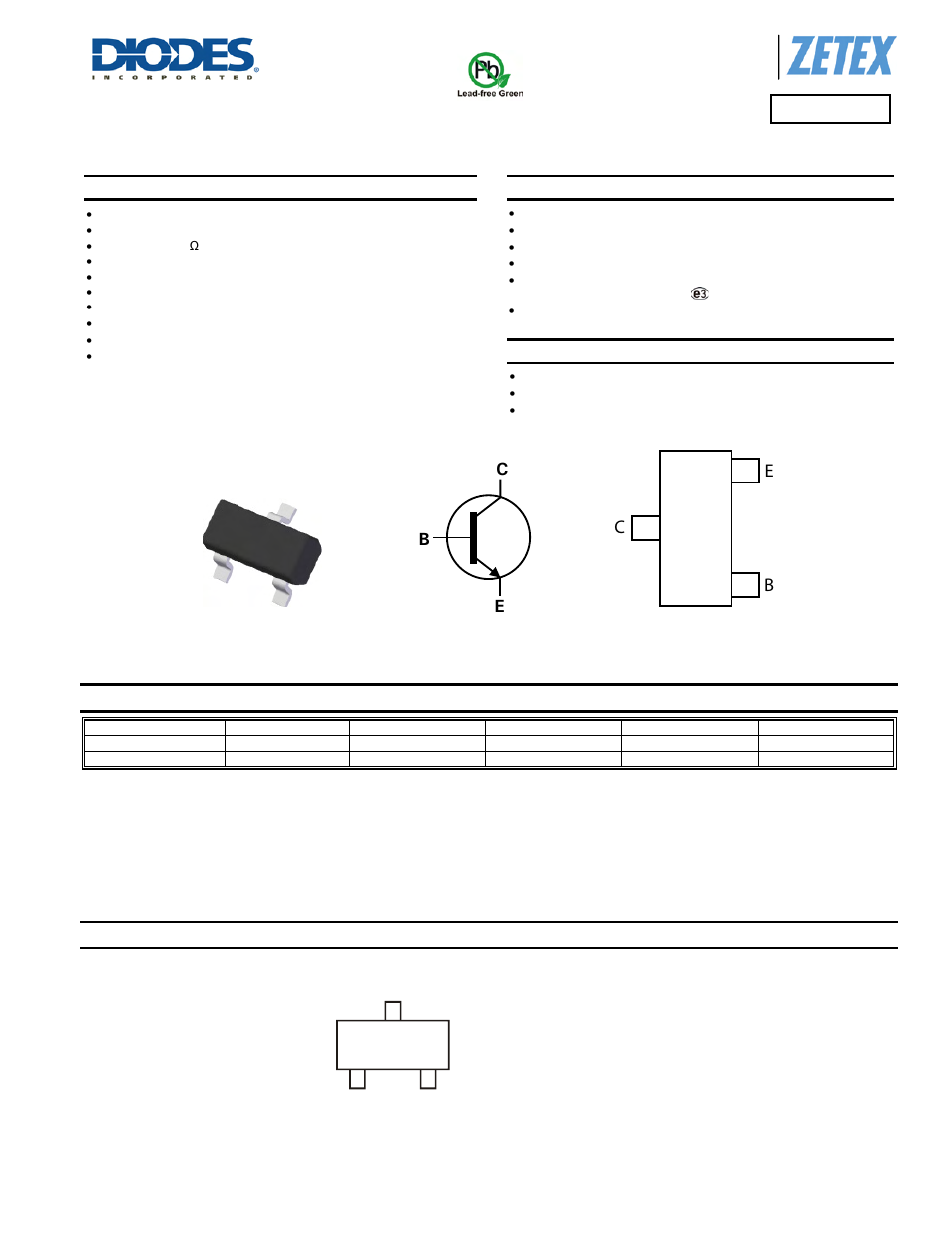 Diodes FMMT618 User Manual | 7 pages