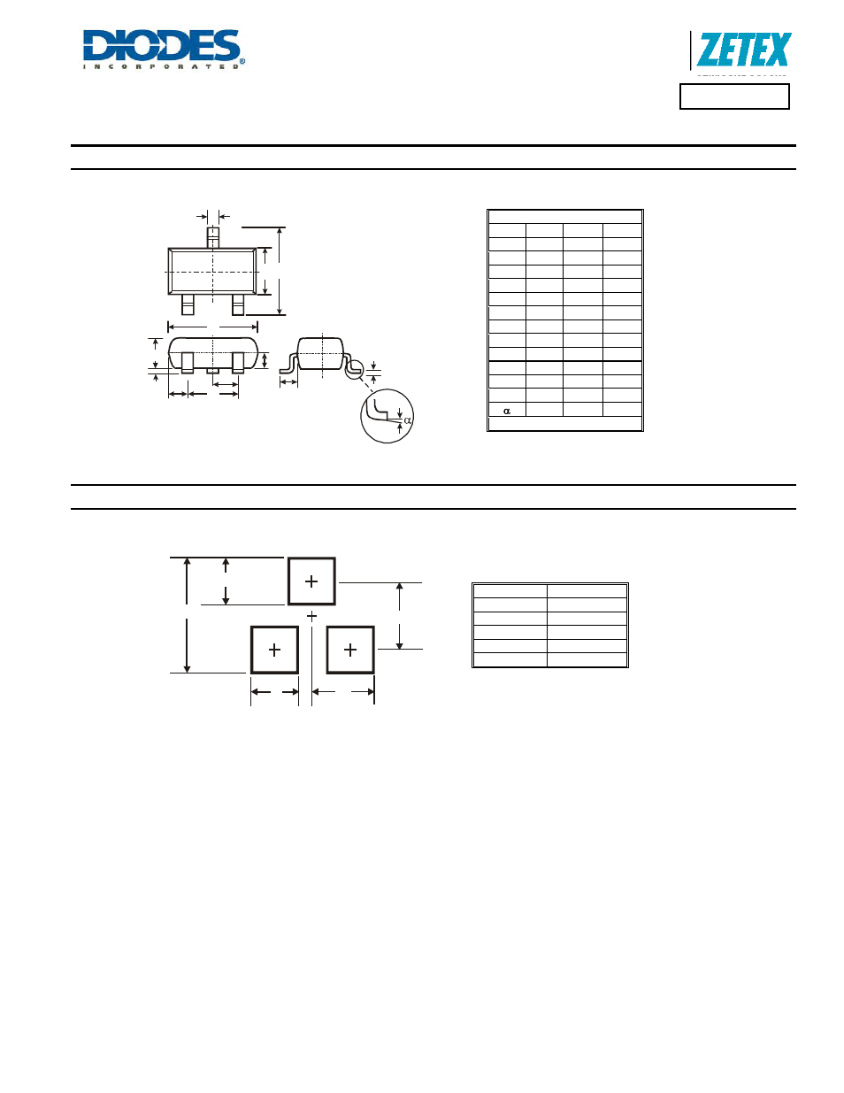 Fmmtl718, Package outline dimensions, Suggested pad layout | Diodes FMMTL718 User Manual | Page 4 / 5