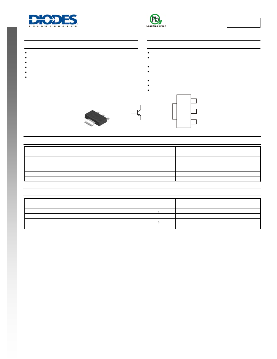 Diodes DJT4030P User Manual | 5 pages