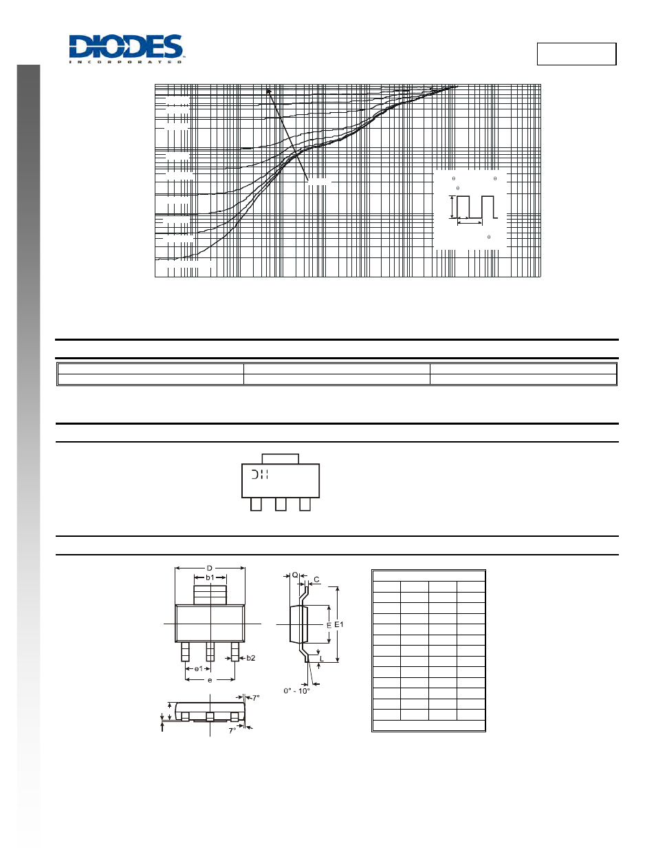 Djt4031n new prod uc t, Ordering information, Marking information | Package outline dimensions, Djt4031n, Zns34 yww | Diodes DJT4031N User Manual | Page 4 / 5