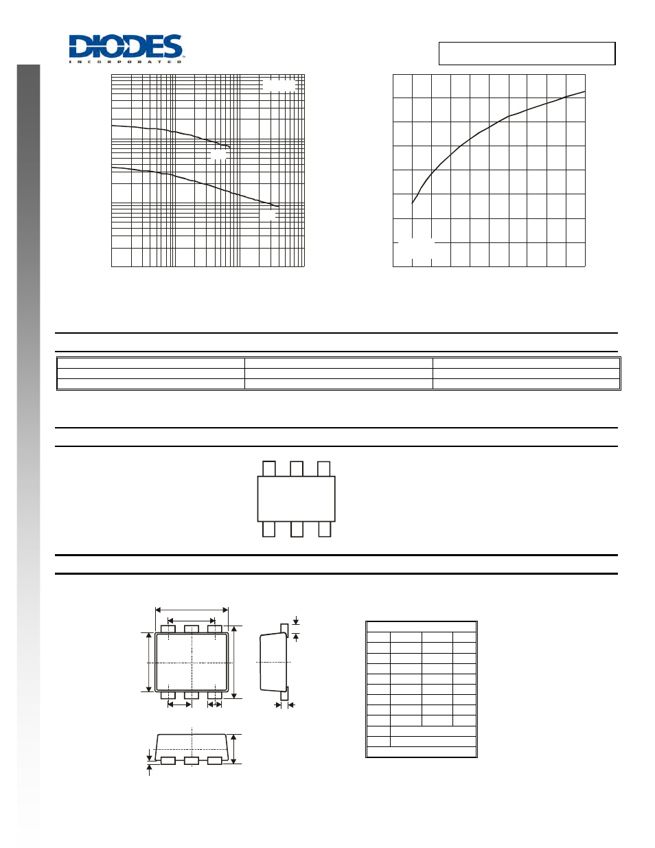 Ordering information, Marking information, Package outline dimensions | Diodes DN0150BDJ User Manual | Page 3 / 4