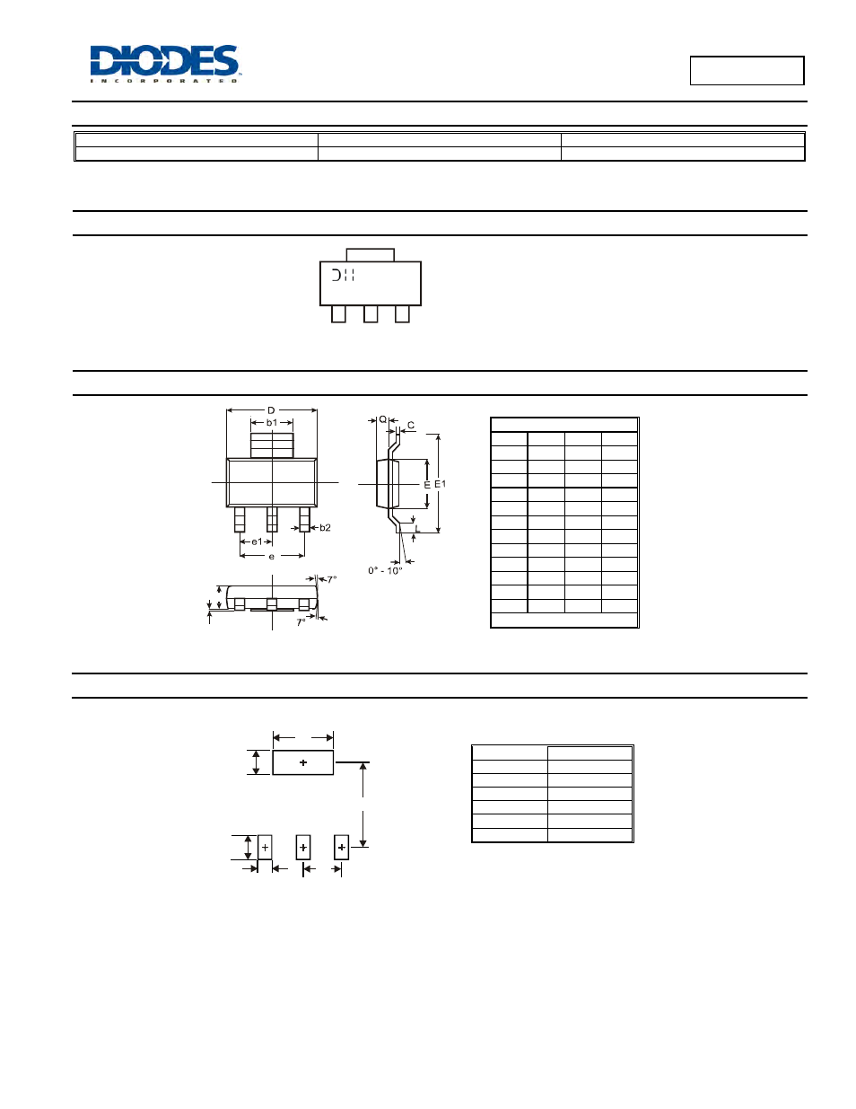 Dnls350e, Ordering information, Marking information | Package outline dimensions, Suggested pad layout | Diodes DNLS350E User Manual | Page 4 / 5