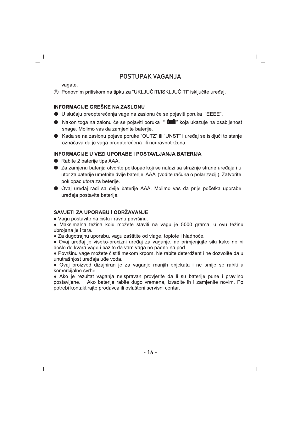 SINBO SKS 4512 User Manual | Page 17 / 28