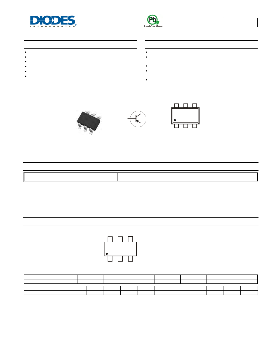 Diodes DSS5240Y User Manual | 6 pages