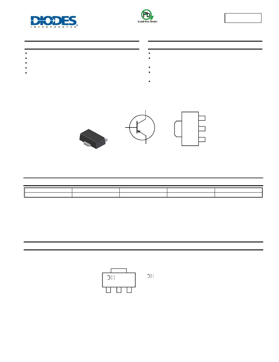 Diodes DSS5540X User Manual | 5 pages